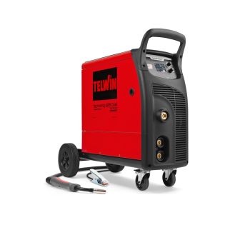 Aparat sudura MIG-MAG/ MMA/TIG Telwin TECHNOMIG225DUAL_SYNERGIC, 220 A, sarma otel 0.6-1  mm, electrozi 1.6-3.2  mm, cu accesorii