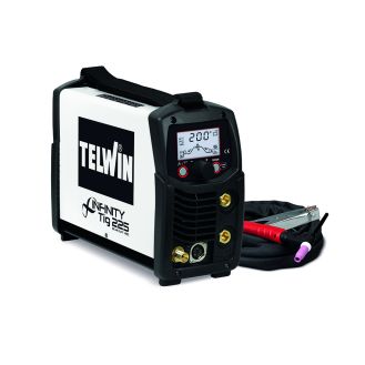 Aparat sudura TIG/ MMA Telwin INFINITYTIG225DC-HF/LIFT_ACX, 200 A, electrozi 1.6-4  mm, cu accesorii TIG
