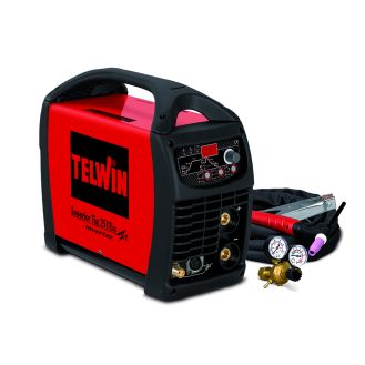Aparat sudura TIG/ MMA Telwin SUPERIORTIG251DC-HF/LIFT-VRD_ACC, 250 A, electrozi 1.6-5  mm, cu accesorii TIG