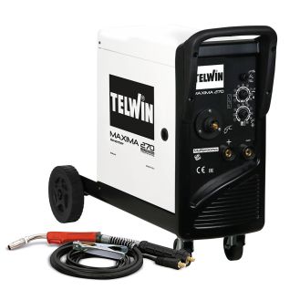Aparat sudura cu sarma MIG-MAG Telwin MAXIMA270, 250 A, sarma otel 0.6-1.2  mm, cu accesorii