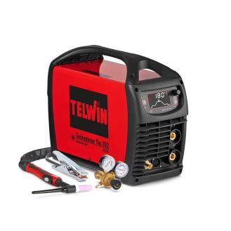 Aparat sudura TIG/ MMA TECHNOLOGYTIG202AC/DC_ACC, 180 A, electrozi 1.6-4  mm, cu accesorii TIG