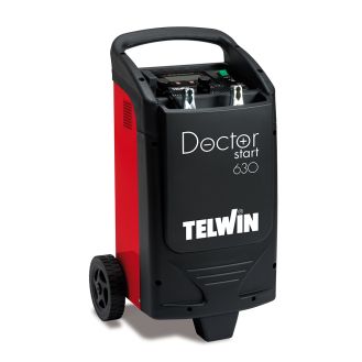 Redresor baterii/robot de pornire/tester Telwin DOCTORSTART630, tensiune incarcare 12/24 V, capacitate baterii Pb/GEL/AGM/Pb Ca/Li 10-1050 Ah