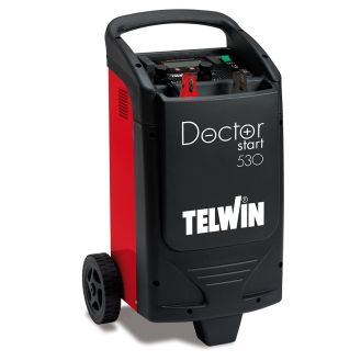 Redresor baterii/robot de pornire/tester Telwin DOCTORSTART530, tensiune incarcare 12/24 V, capacitate baterii Pb/GEL/AGM/Pb Ca/Li 10-1000 Ah