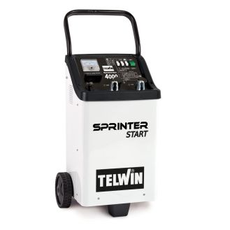 Redresor baterii si robot de pornire Telwin SPRINTER4000START, tensiune incarcare 12/24 V, capacitate baterii Pb/START/STOP 20-1000 Ah, incarcare rapida