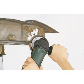 Disc lamelar Wolfcraft 8426000, granulatie 40, profil convex, corindon, 115X22.23 mm