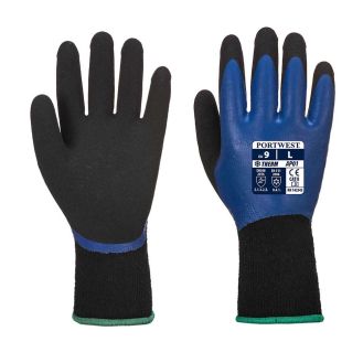Manusi Portwest Termo Pro AP01B8RXXL, culoare albastru negru, marime XXL