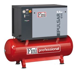 Compresor de aer silentios Fini Pulsar Evo BK119-270-5.5, 270 l, 4 kW, 10 bar, 674 l/min