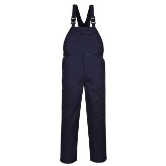 Pantaloni Portwest cu pieptar Burnley C875NATXL, culoare navy, marime XL