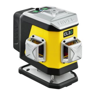 Nivela laser cu linii 3 x 360° Nivel System CL3G, fascicul verde, 30/70m, acumulator 3,7 V, geanta transport