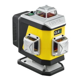 Nivela laser cu linii 4 x 360° Nivel System CL4G, fascicul verde, 30/70m, acumulator 3,7 V, geanta transport