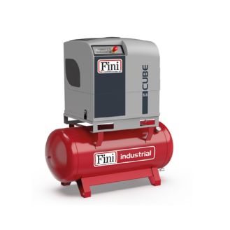 Compresor de aer cu surub Fini CUBE-E-7.5-10-270ES, 400 V, 7.5 kW, 10 bar, 270 l, 1050 l/min, cu uscator
