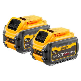 Acumulator Li-Ion Dewalt DCB546T2, XR FLEXVOLT 18/54 V, 6.0 Ah, set 2 bucati