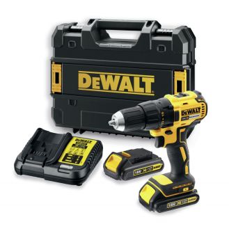 Masina de gaurit si insurubat cu acumulatori Dewalt DCD777M2T, 18V, 4Ah, cuplu maxim 65 Nm, 2 acumulatori, incarcator, valiza de transport