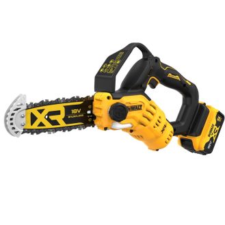 Fierastrau cu lant DeWalt DCMPS520P1, sina 20 cm, viteza lant 8,6 m/s, cu acumulator XR 18V / 5.0 Ah