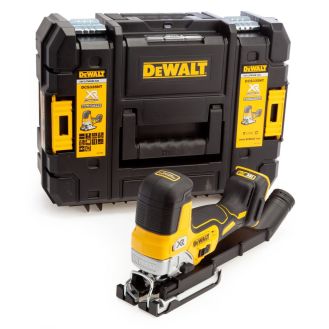Fierastrau pendular compatibil cu acumulatori XR Li-Ion Dewalt DCS335NT, 18 V, valiza transport
