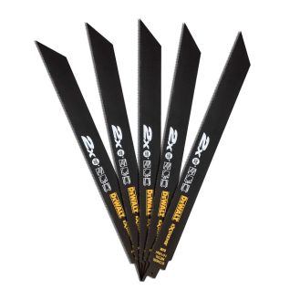 Set 5 lame fierastrau sabie Dewalt DT2409L, 305 mm,pentru metal