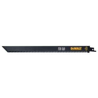 Set 2 lame fierastrau sabie Dewalt DT2451, 300 mm, 6 TPI, pentru taierea materialelor de izolatie