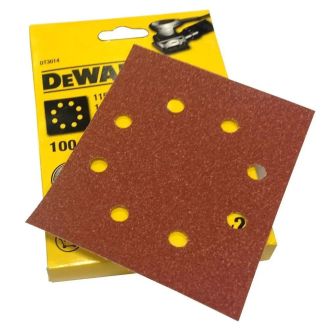Set 25 foi abrazive DeWalt DT3014, 115 x 140 mm, G100