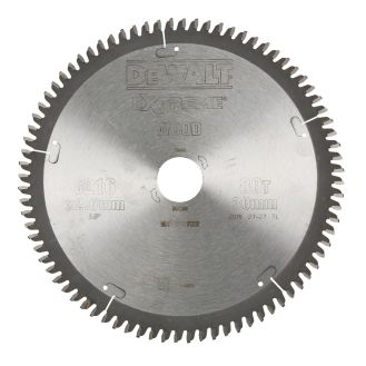 Disc Dewalt DT4286 pentru fierastrau circular, D 216x30x2.6 mm, 80 dinti, pentru taiere aluminiu, seria Extreme