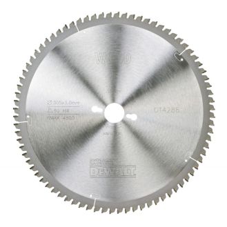 Disc Dewalt DT4288 pentru fierastrau circular, D 305x30x3.0 mm, 80 dinti, pentru taiere aluminiu, seria Extreme