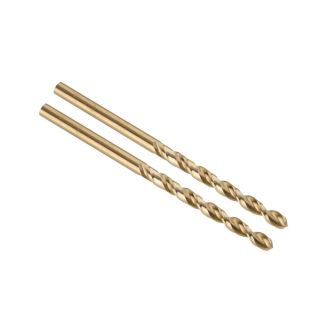 Set 2 burghie pentru metal DeWALT DT4904, tip HSS-E, cobalt, 4.0x43x75 mm