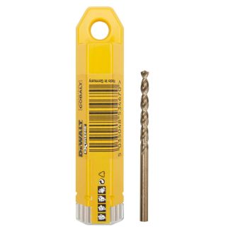 Set 10 burghie pentru metal DeWALT DT4925, tip HSS-E, cobalt, 4.1x43x75 mm