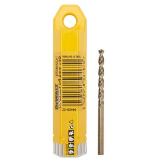 Set 10 burghie pentru metal DeWALT DT4926, tip HSS-E, cobalt, 4.2x43x75 mm