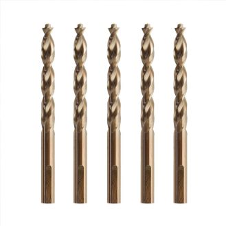 Set 5 burghie pentru metal DeWALT DT4949, tip HSS-E, cobalt, 13.0x101x151 mm