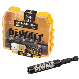 Bit impact Extreme® Flextorq DeWALT DT70522T, mixt, 25 mm, set 16 bucati, cutie Tic-Tac