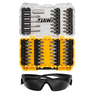 Set insurubare de inalta performanta Dewalt DT70703, 47 piese, ochelari protectie fumurii