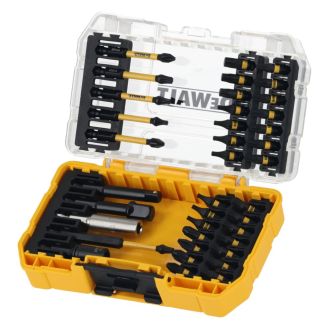 Set insurubare Flextorq Dewalt DT70733T, 38 piese, ochelari protectie, cutie mica TOUGHCASE™