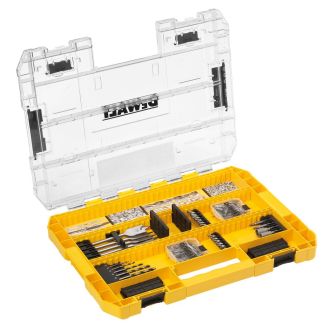 Set insurubare si gaurire Extreme Dewalt DT70767, 80 piese, cutie mare TOUGHCASE™