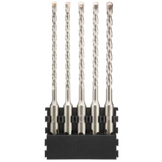 Set 5 burghie pentru beton DeWALT DT70838, 5 - 7 mm, SDS Plus, suport plastic
