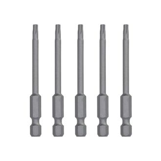 Set 5 biti TX20 X 70 mm DeWalt DT7292, calitate standard