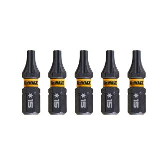Set 5 biti Extreme DeWALT DT7380T, TX15 x 25 mm, FLEXTORQ