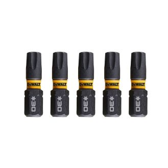 Set 5 biti TX30 DeWALT DT7384T, lungime 25 mm