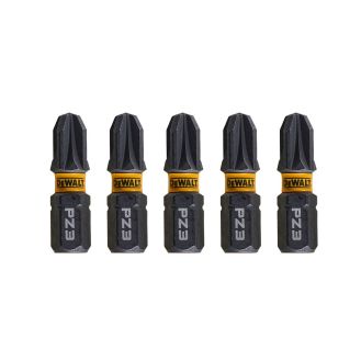 Set 5 biti Extreme DeWALT DT7388T, PZ3 x 25 mm, FLEXTORQ