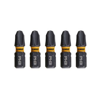 Set 5 biti PH3 DeWALT DT7995T, lungime 25 mm