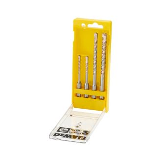 Set 4 burghie pentru beton DeWALT DT9702, SDS Plus, 5 - 10 mm, 160 mm, suport plastic
