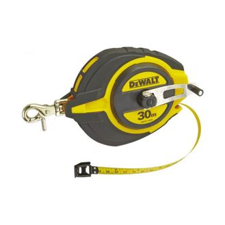 Ruleta cu banda lunga Dewalt DWHT0-34093, 30 m X 9.5 mm, banda otel