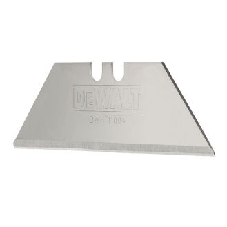 Lama trapez pentru cutter Dewalt DWHT11004-2, 62 x 19 mm, varfuri ascutite, set de 10 bucati