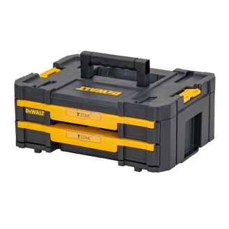 Cutie de depozitare cu 2 sertare Dewalt DWST1-70706, TSTAK IV, 440 x 176 x 314 mm, 8 L
