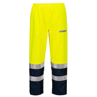 Pantaloni Bizflame Rain+ Hi-Vis Light Arc Portwest model FR410