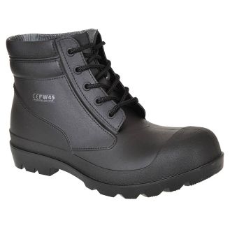 Bocanci PVC S5 Portwest model FW45, marime 47, culoare Negru, fit R