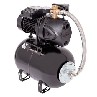Hidrofor cu pompa autoamorsanta Wasserkonig HWK1350-5.3/25H, fonta, putere 1350 W, 9 m, debit 4920 l/h, inaltime refulare 53 m, vas de expansiune 24 litri