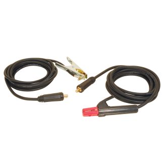 Kit pentru sudura MMA Lincoln Electric KIT-300A-50-5M, 300 A, conectori rapizi DX50, cabluri 5+5 m, sectiune 50 mm2