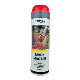 Vopsea de marcare Nivel Sysytem MARK MASTER, 500 ml, rosu
