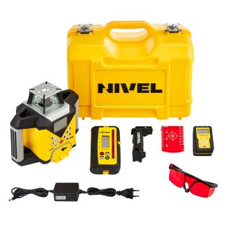 Nivela laser rotativa cu linii Nivel System NL720R DIGITAL, fascicul rosu, maxim 700m, acumulator 7,4 V