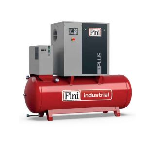Compresor de aer cu surub Fini PLUS-E-15-08-500ES, 400 V, 15 kW, 8 bar, 500 l, debit 2070 l/min, cu uscator, IE3