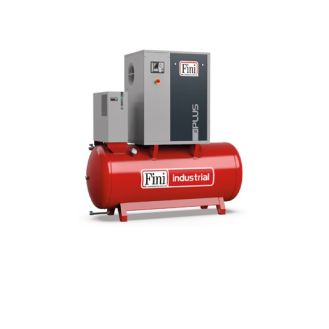 Compresor de aer cu surub Fini PLUS-E-8-10-500ES, 400 V, 7.5 kW, 500 l, 950 l/min, 10 bar, cu uscator IE3